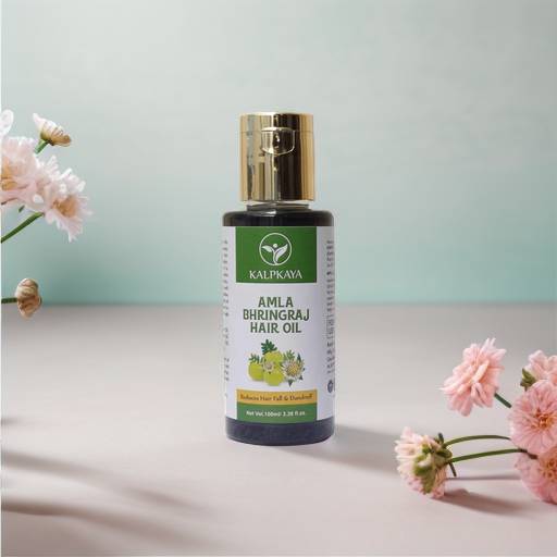 KALPKAYA Amla Bhringraj Hair Oil | Enriched with Vitamin E| Anti-Hair Fall | Anti-Dandruff Hair Oil